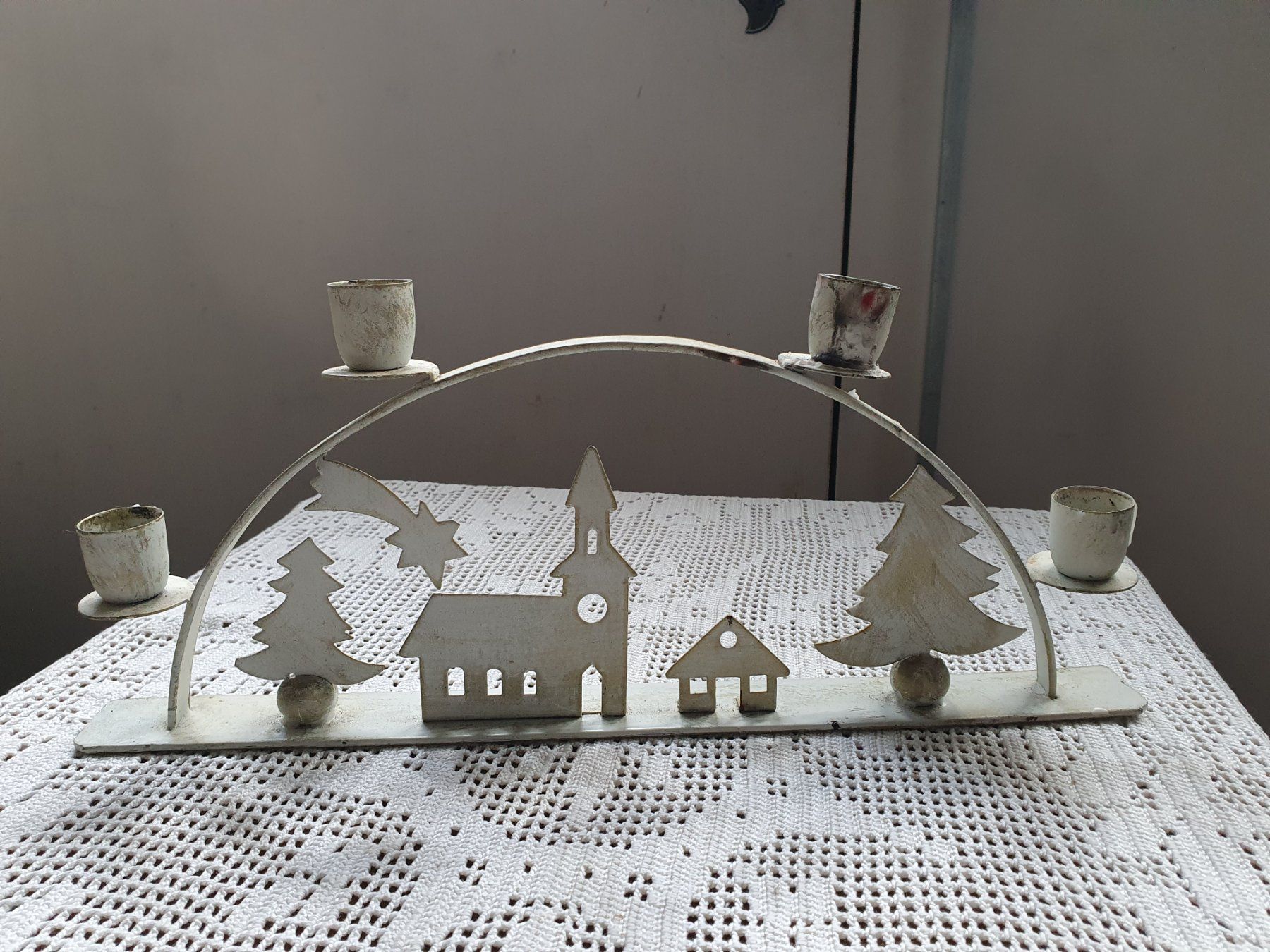 Portacandele: Spezieller Weihnachts - Kerzenständer – Usato da Buochs venduto da RicardoMary