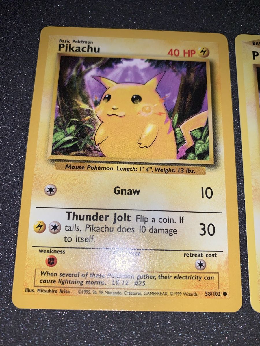Pokémon Carte collezionabili: Pikachu 58/102 1999 – Usato da Bironico venduto da ars_z6lb 5