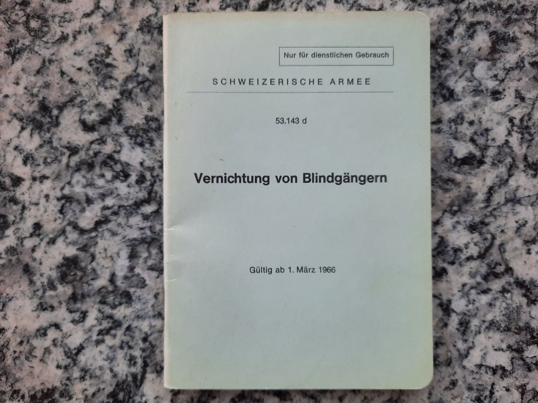 Libri: Vernichtung von Blindgängern – Usato da Ruswil venduto da Sammlergeist