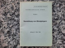 Vernichtung von Blindgängern