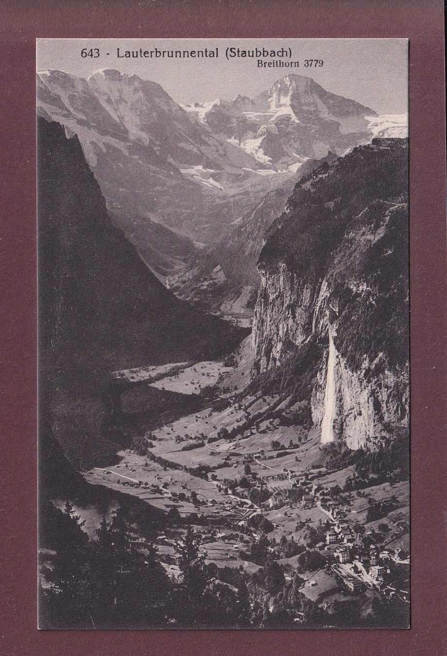 Ansichtskarten: LAUTERBRUNNENTAL - Staubbach – Gebraucht aus Pully von nicecards