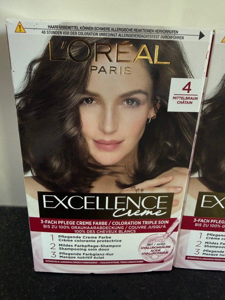 Tinte: Neu Loreal Haarfarbe Mittelbraun 7 Stück – Nuovo e nell'imballaggio originale da Kirchdorf AG venduto da coco123 1