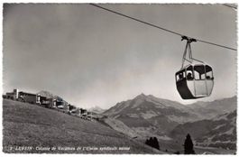 Leysin-Colonie de Vacances de l'Union syndcates +Gondelbahn