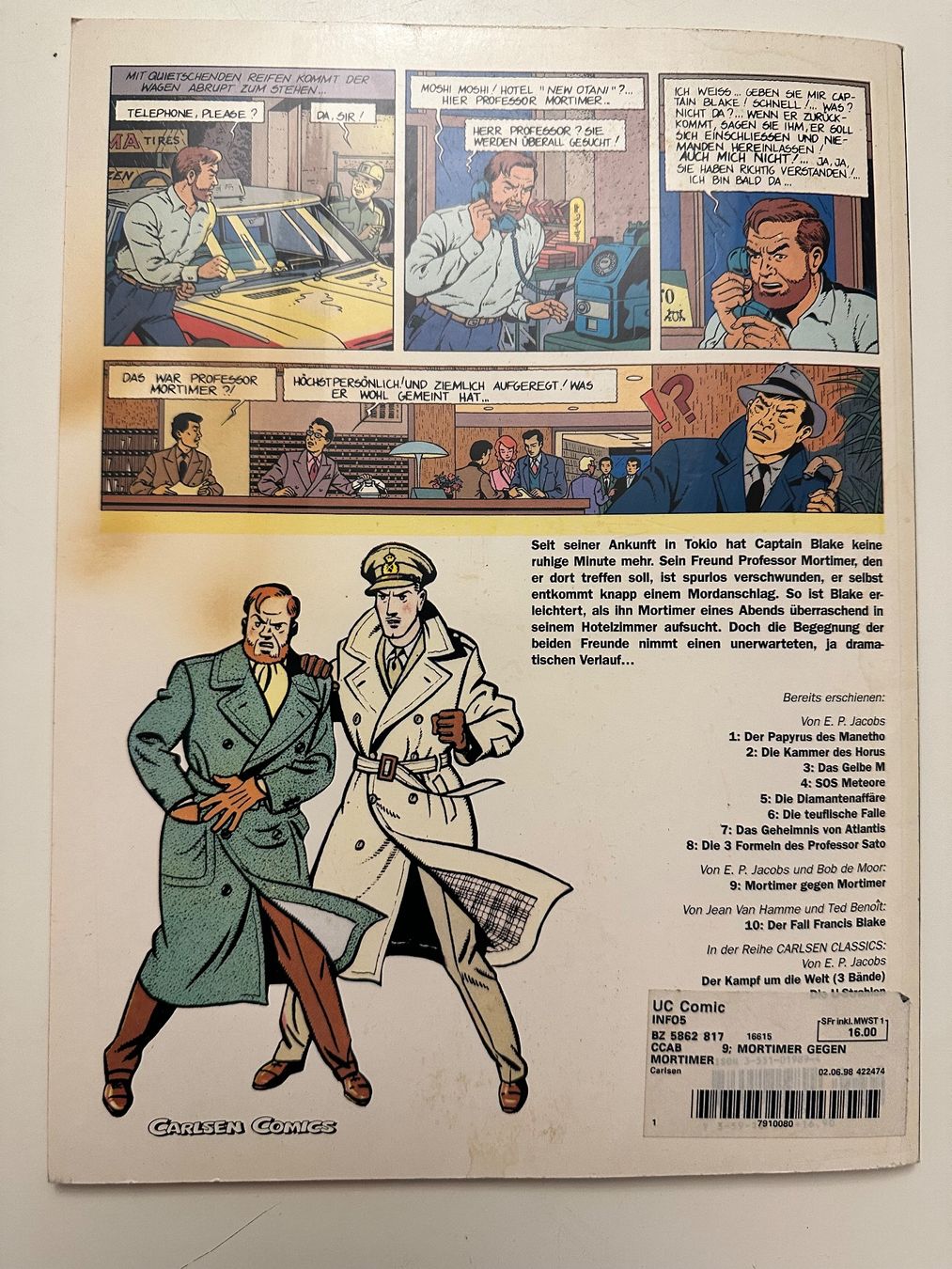Fumetti: Die Abenteuer von Blake und Mortimer Band 9 – Usato da Münsingen venduto da Ganjam 2