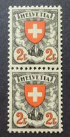 Wappenmuster Nr. 166z ** im Paar, SBK 280.00