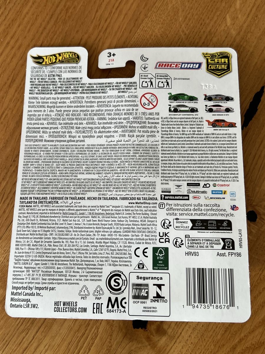 Hot Wheels Modellini d'auto: Hot Wheels Premium Bentley Continental GT3 - GRATIS VERSAND – Nuovo e nell'imballaggio originale da Neuenegg venduto da mocbricks 1