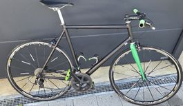 Velo route noir fourche verte taille 57 occasion