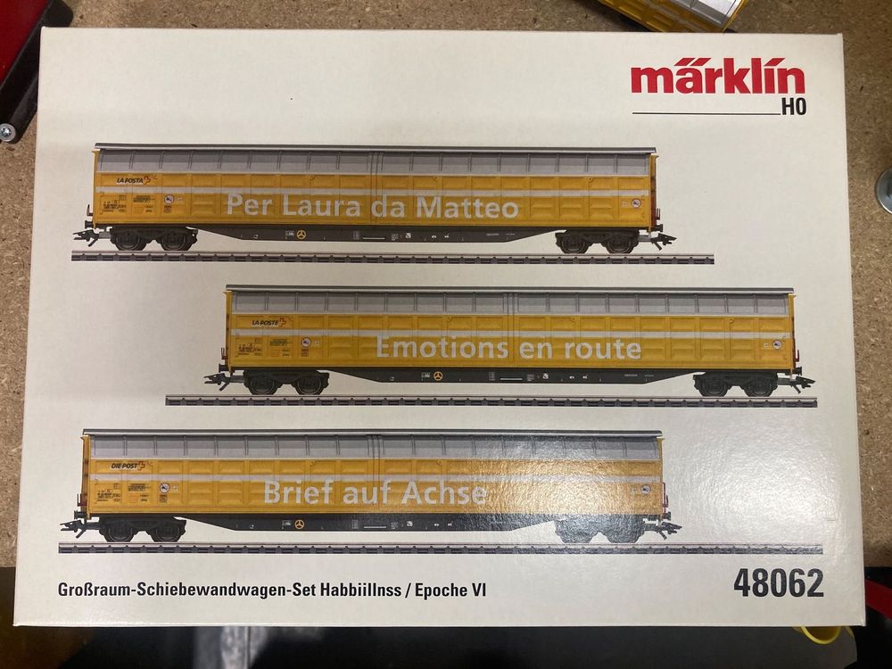 Märklin 48062 Schiebewandwagen-Set Post (Neu (gemäss Beschreibung)) in
