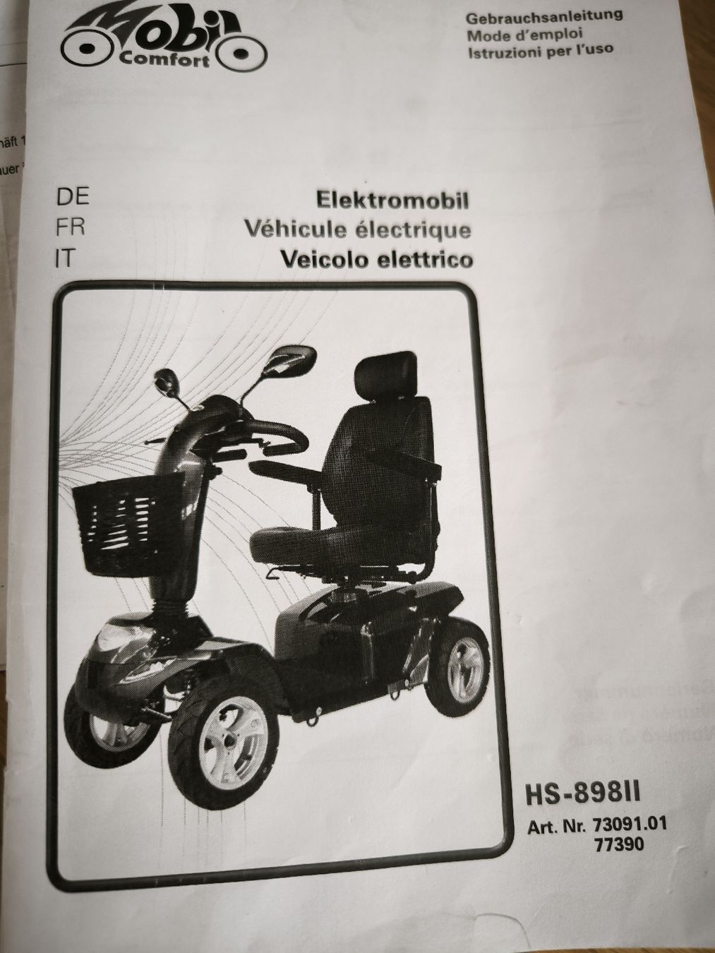 Elektromobile: Elektromobil HS-898 2 Juli 2024 – Gebraucht aus Ganterschwil von Reini1973 5