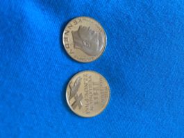 2 Goldmünzen John F. Kennedy Sammlerobjekt