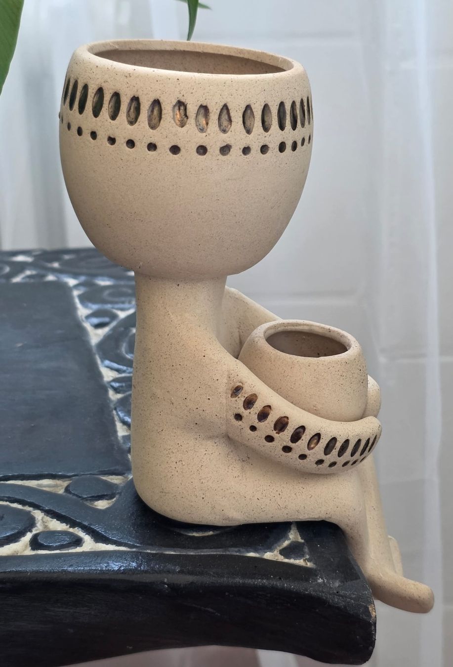 Toutes les décorations:  Deko Figur sitzend beige Keramik  – Neuf (Voir description) à Rheinsulz par Dred 1