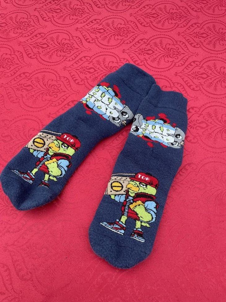 Calze per bambini: Junge Antirutsch Socken Papagei 31-34 – Usato da Bergdietikon venduto da antovale