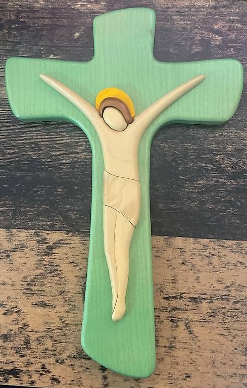 Tutte le decorazioni: Croix moderne en bois  – Usato da Misériez (Salins) venduto da ndf_bby7