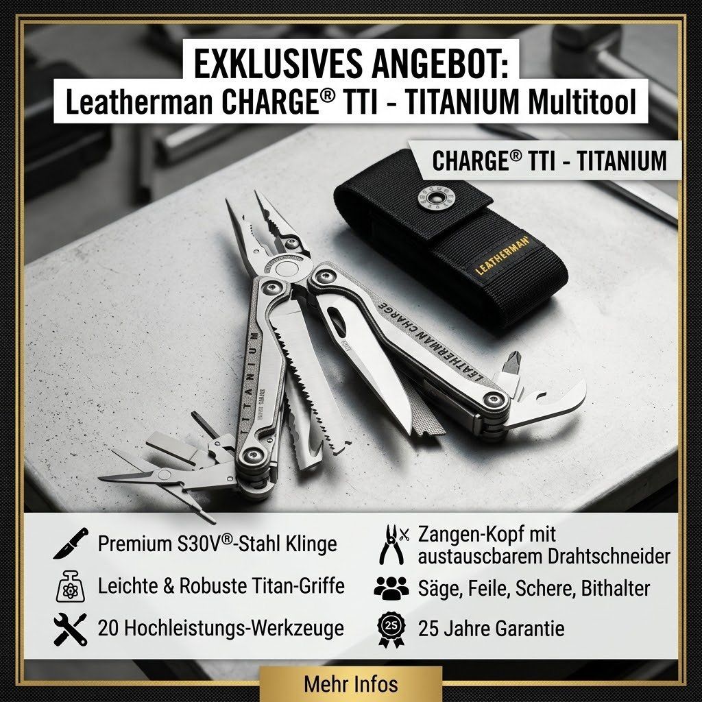 Leatherman Accessoires: Leatherman CHARGE® TTI - TITANIUM Multitool – Neuf avec emballage d'origine à Jegenstorf par Bracher_Store