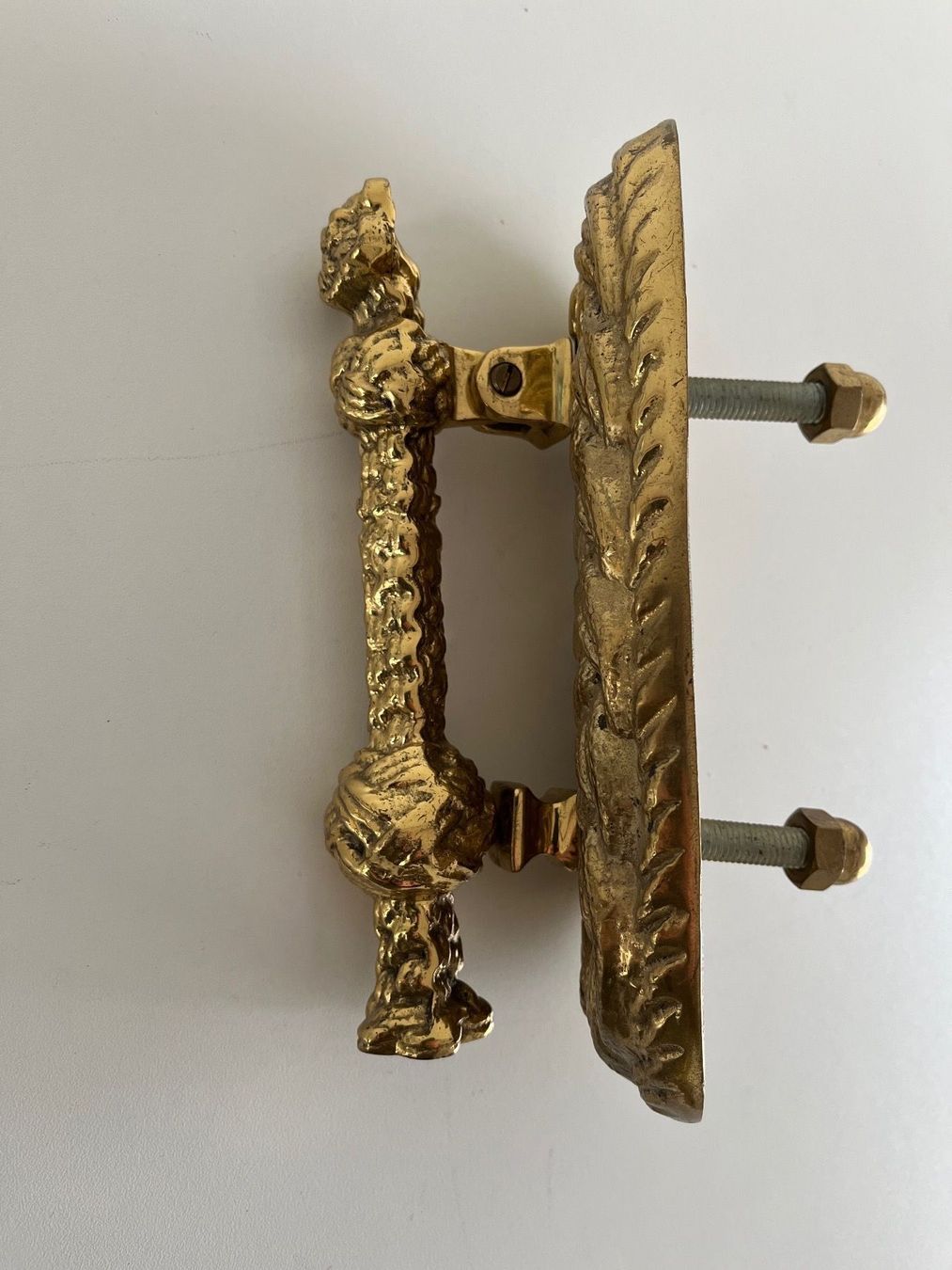 Chiavi & Serrature: Massiver Türklopfer aus Messing – Usato da Wetzikon ZH venduto da seli03 6
