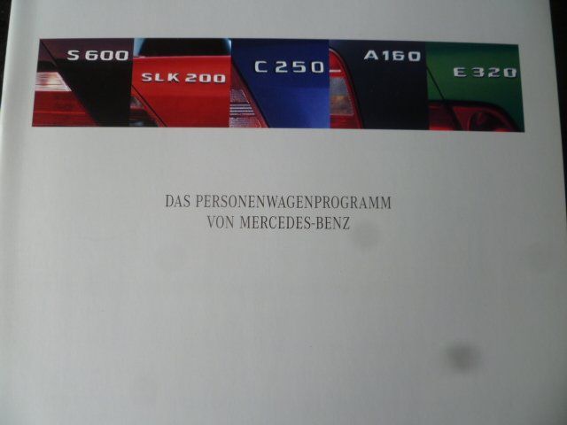 Mercedes-Benz Documenti: Mercedes Prospekt 1997 – Usato da Zofingen venduto da sosalinos01 4
