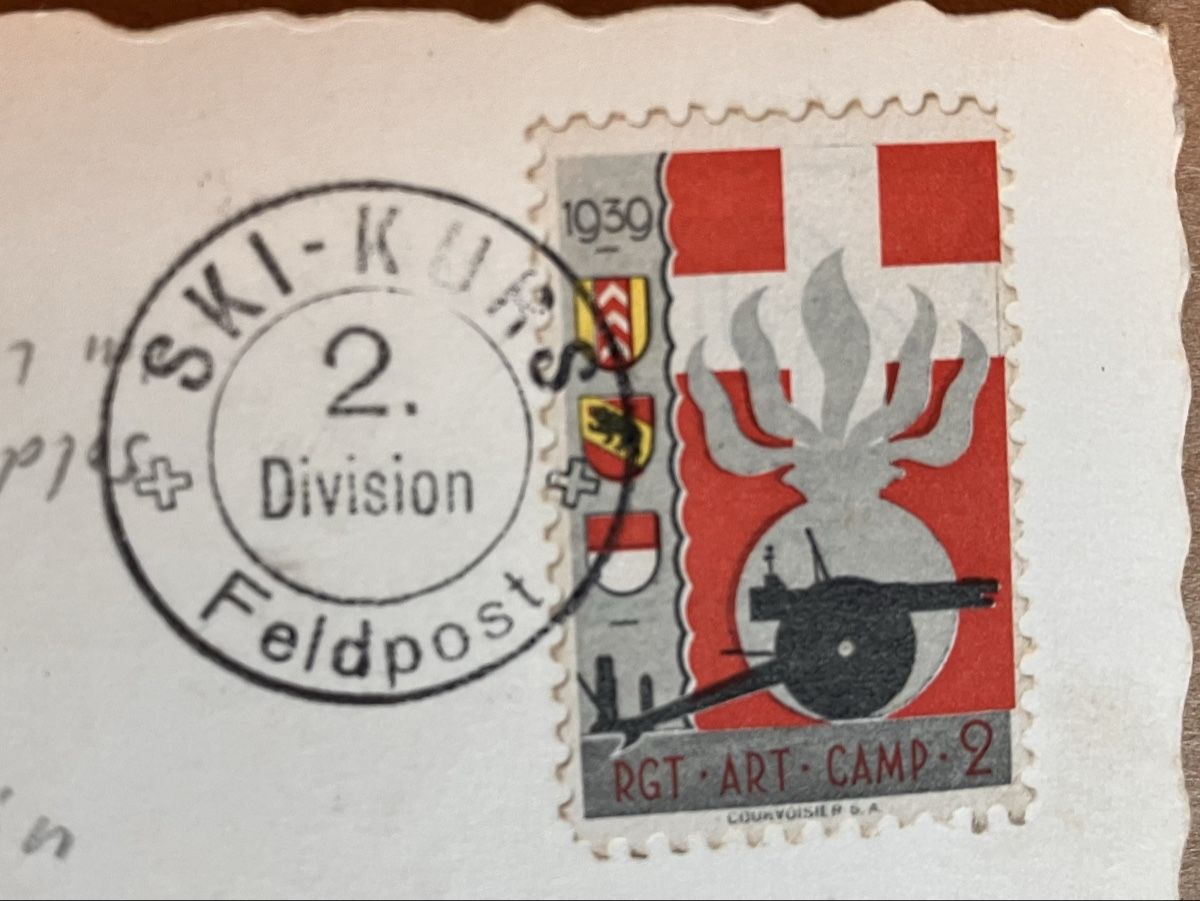 Ansichtskarten: Col de Bretaye,Ansichtskarte,  Feldpost Ski – Gebraucht aus Bauma von Baumer71 1