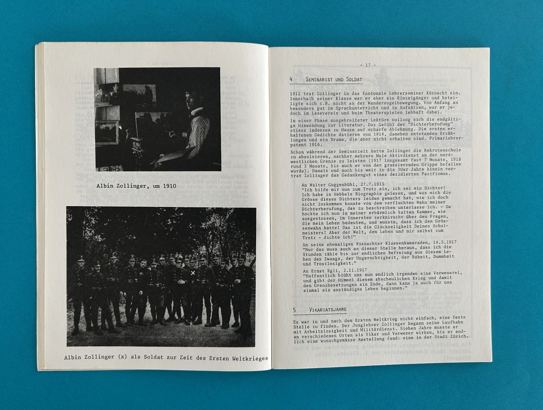 Bücher: AUSSTELLUNG ALBIN ZOLLINGER 1982 – Gebraucht aus Zürich von Domus09 3
