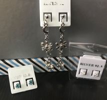 Süsses Ohrringe Ohrstecker Set aus Silber 925 - Blumen ✨🌸✨