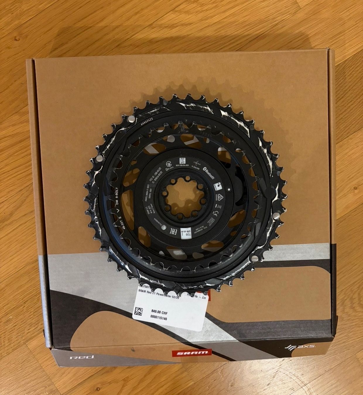 Sram Pezzi di ricambio: Sram Red E1 Powermeter Kettenblatt 33/46 – Usato da Adliswil venduto da ivl_f4l 1