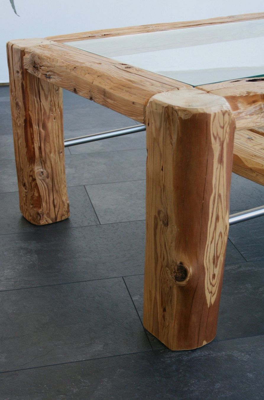Tische: Couchtisch Glas & Holz - Wooden Coffee Table – Gebraucht aus Zürich von Miki_Schreiner 2