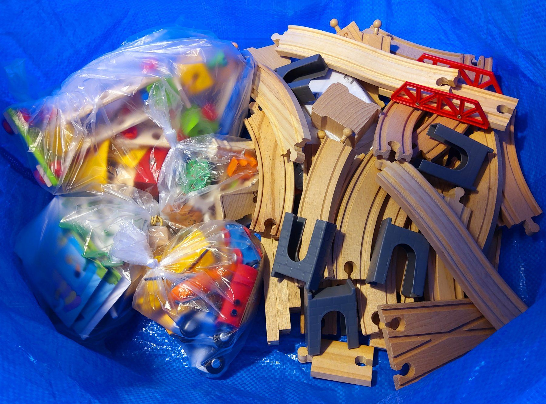 Spielzeuge: Holzeisenbahnset – Gebraucht aus Burgdorf von mbu_l7nm 8