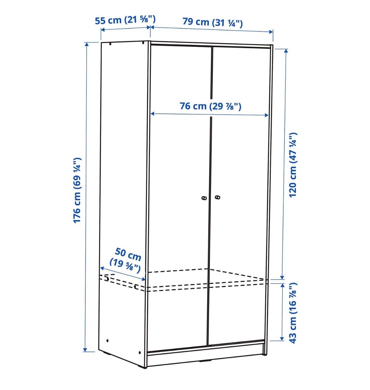 Ikea Armoires: Kids Wardrobe – D'occasion à Zürich par akh_7xjv 2