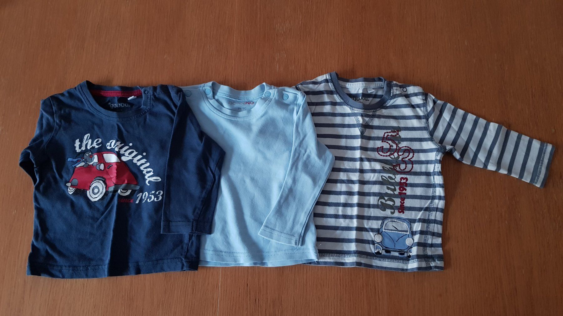 Lotti & Set di vestiti: 3 Langarmshirts, Grösse 80 – Usato da Zürich venduto da ege_rbb9