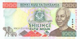 Tansania 1000 Schilling 2000 P-34 UNC