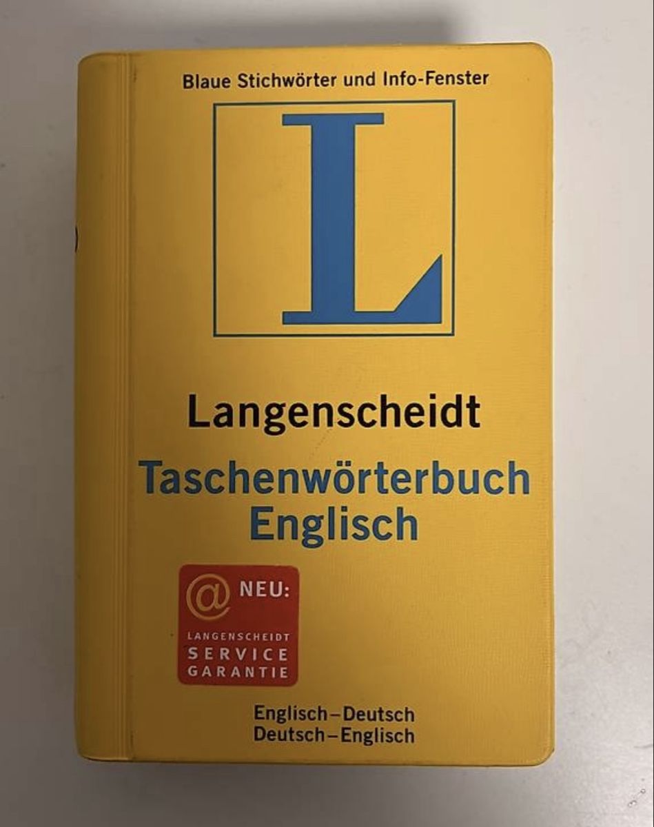 Libri: Langenscheidt Taschenwörterbuch Englisch – Nuovo (secondo la descrizione) da Zürich venduto da man_nq66