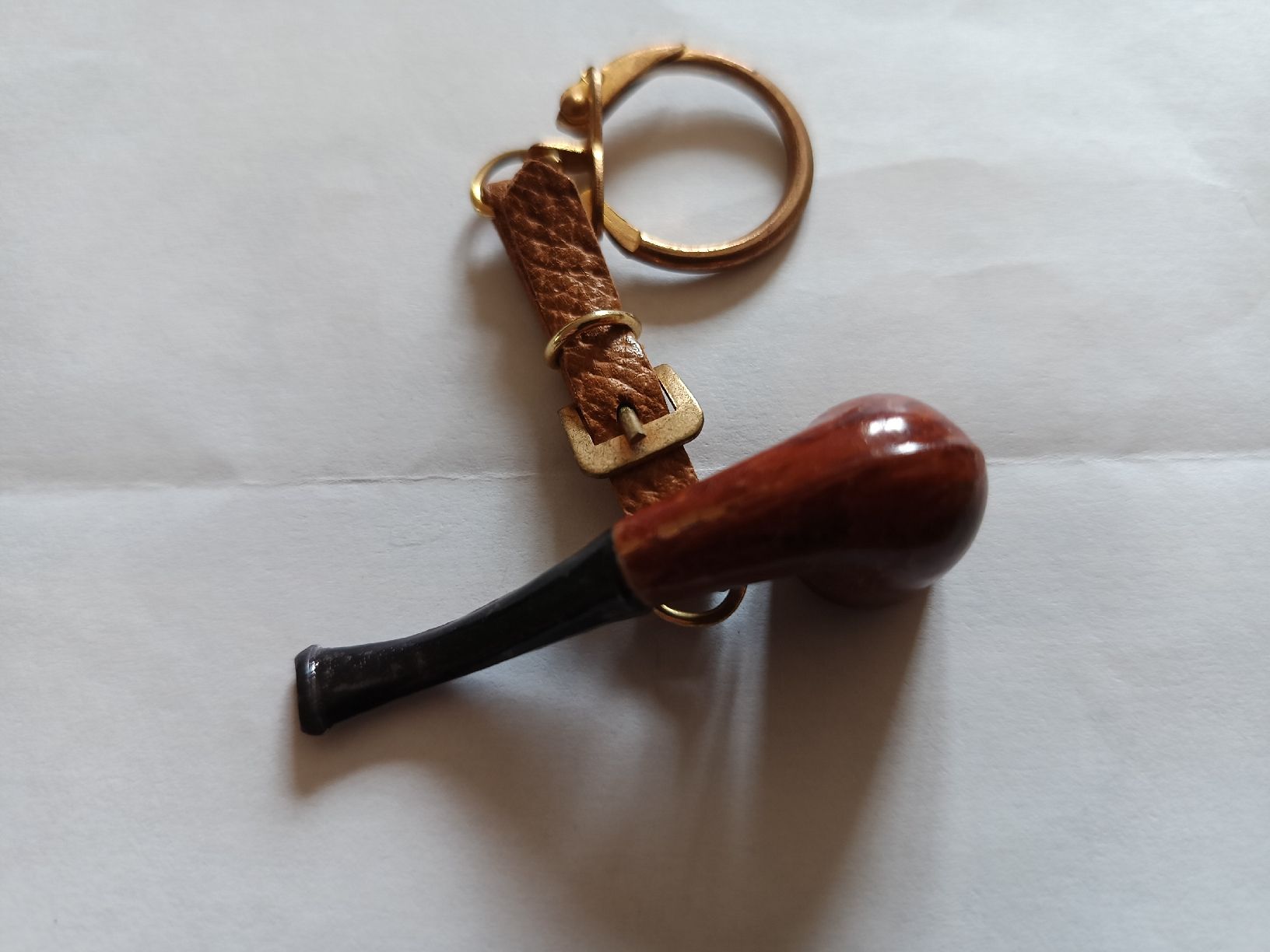 Portachiavi: Porte-clés pipe -  en bois ? – Usato da Bex venduto da Canouille 1