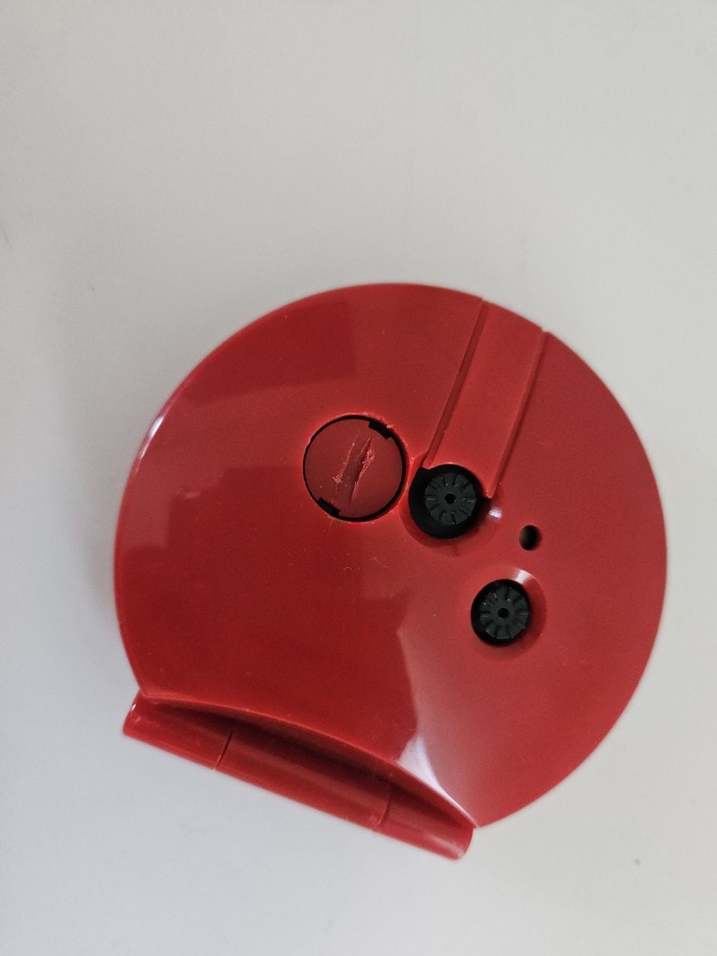 Junghans Wecker: Junghans Wecker, rot, Reiseformat Vintage – Defekt aus Wohlen AG von Colina 4