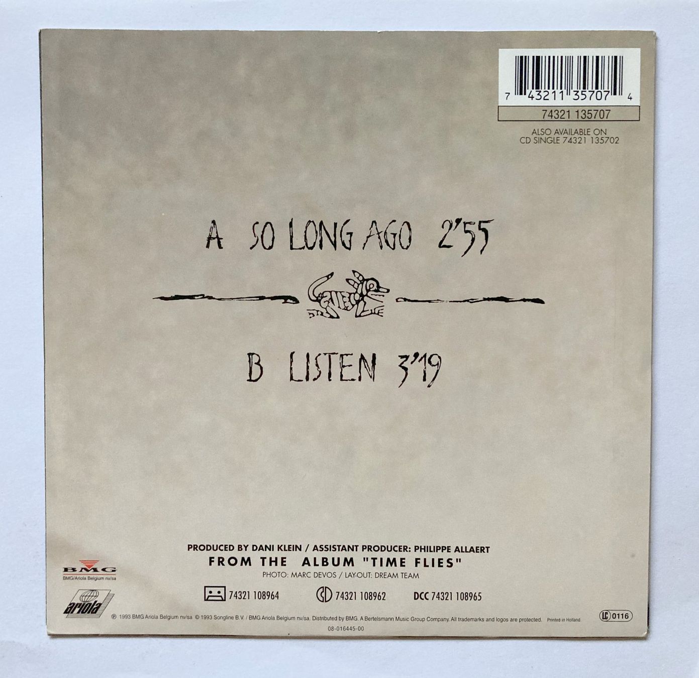 Schallplatten: VAYA CON DIOS - SO LONG AGO – Gebraucht aus Bottens von hotter-than-hell 1