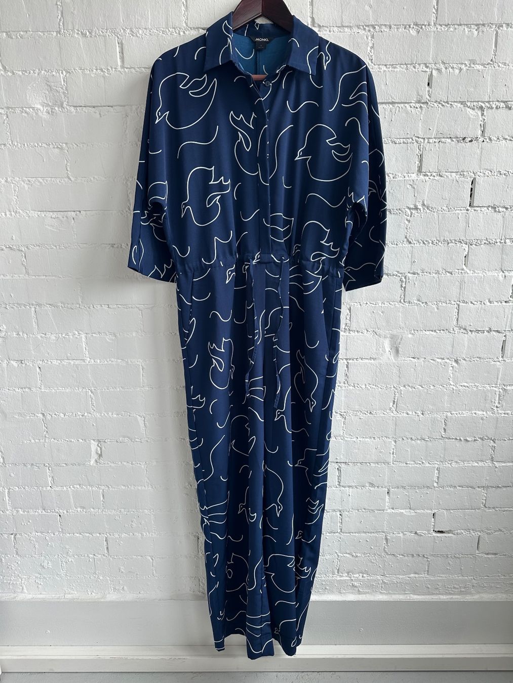 Monki Jumpsuits: Cooler Overall mit Print von Monki / Gr. S – Gebraucht aus Bern von Fraeuleinhonig