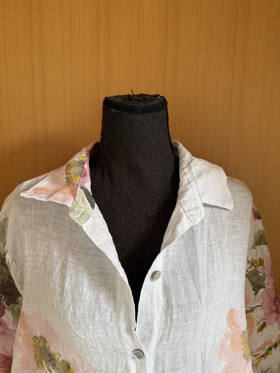 Tuniche: Boho Tunika / Blusejacke aus Leinen – Nuovo (secondo la descrizione) da Sigriswil venduto da ck56 4