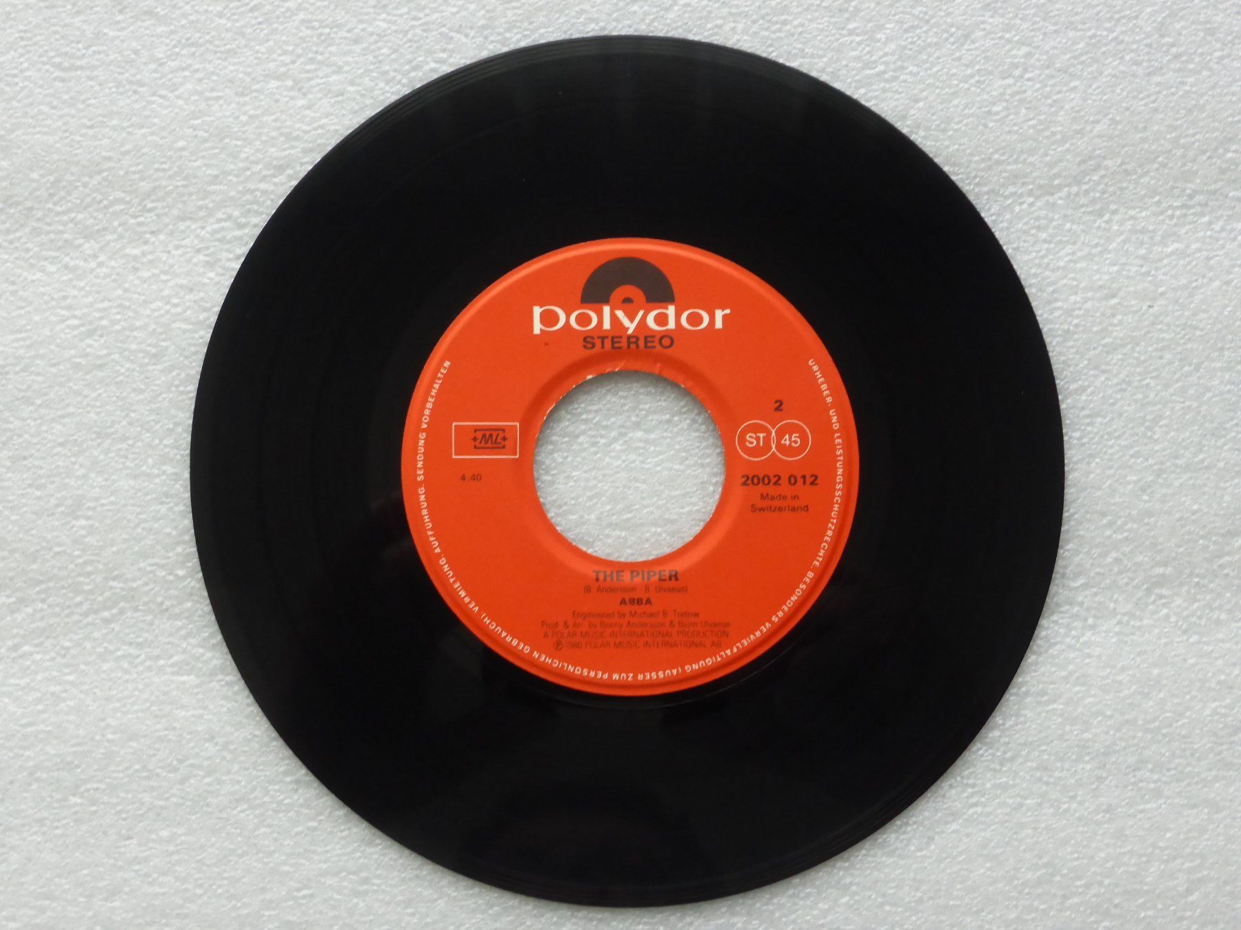 Dischi in vinile: Vinyl Single  ABBA – Usato da Küssnacht am Rigi venduto da Mondkinder 2
