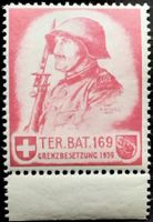 Soldatenmarke 2.WK, Ter Batallion 169, rot, Wi Ter 319