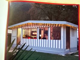 Komplettes, winterfestes Haumes Vorzelt mit Holz-Innenausbau