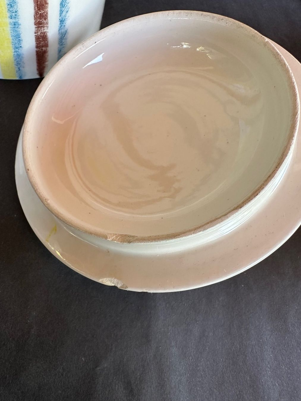 Töpfe: Porcelain Dose mit Deckel...Bettmümpfeli Italy – Gebraucht aus Saas im Prättigau von norman02 4