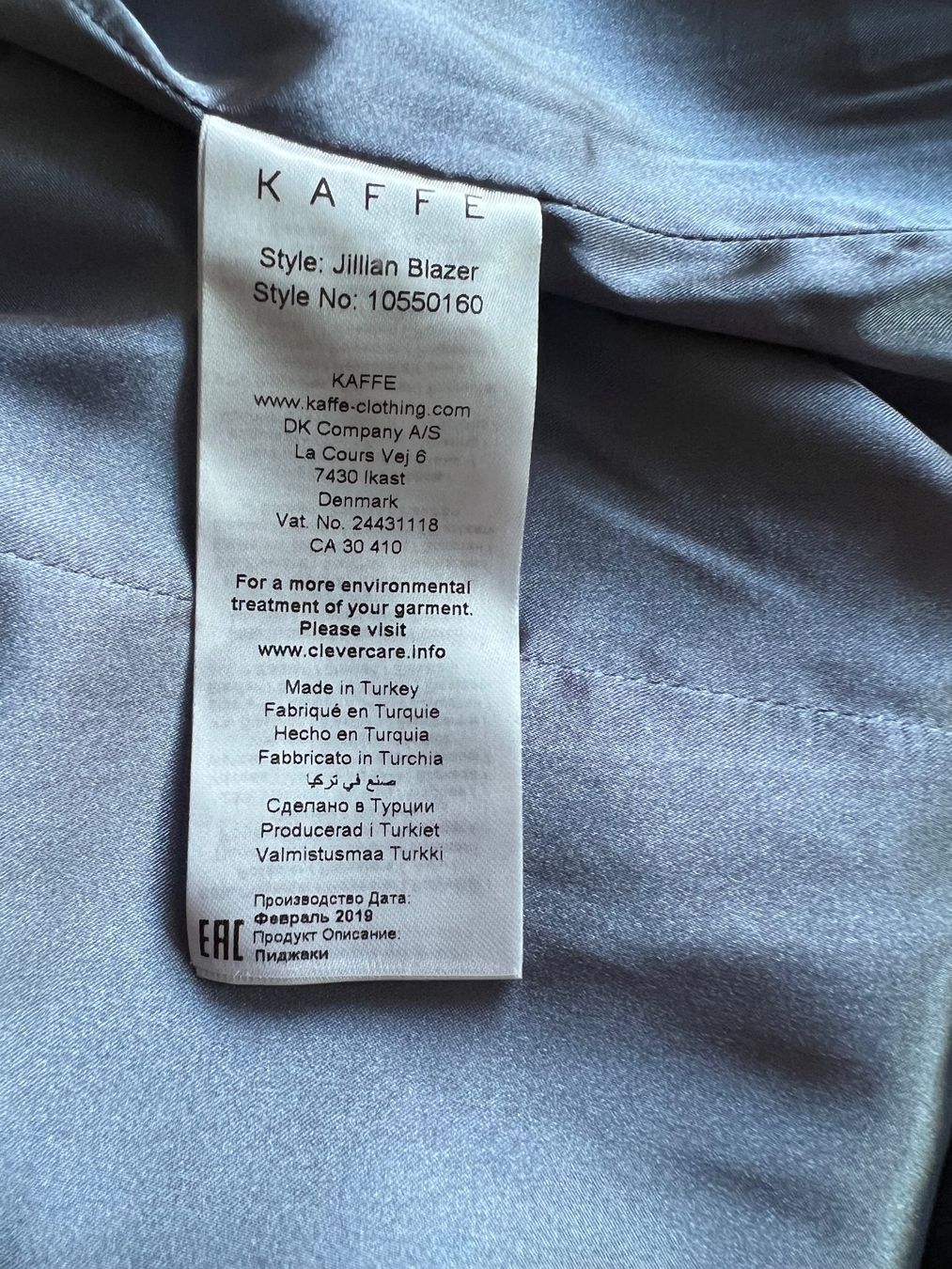 Jacken: Lavendel / Blauer Kaffe Blazer in Gr.38 – Neu (gemäss Beschreibung) aus Inwil von 27sonnenschein 5