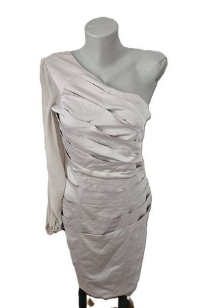 Lipsy London Cocktail Kleid grau-silber ca. Gr. S