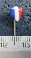 FRANCE TRIKOLORE WAPPEN ANSTECKNADEL KLEIN-FEIN