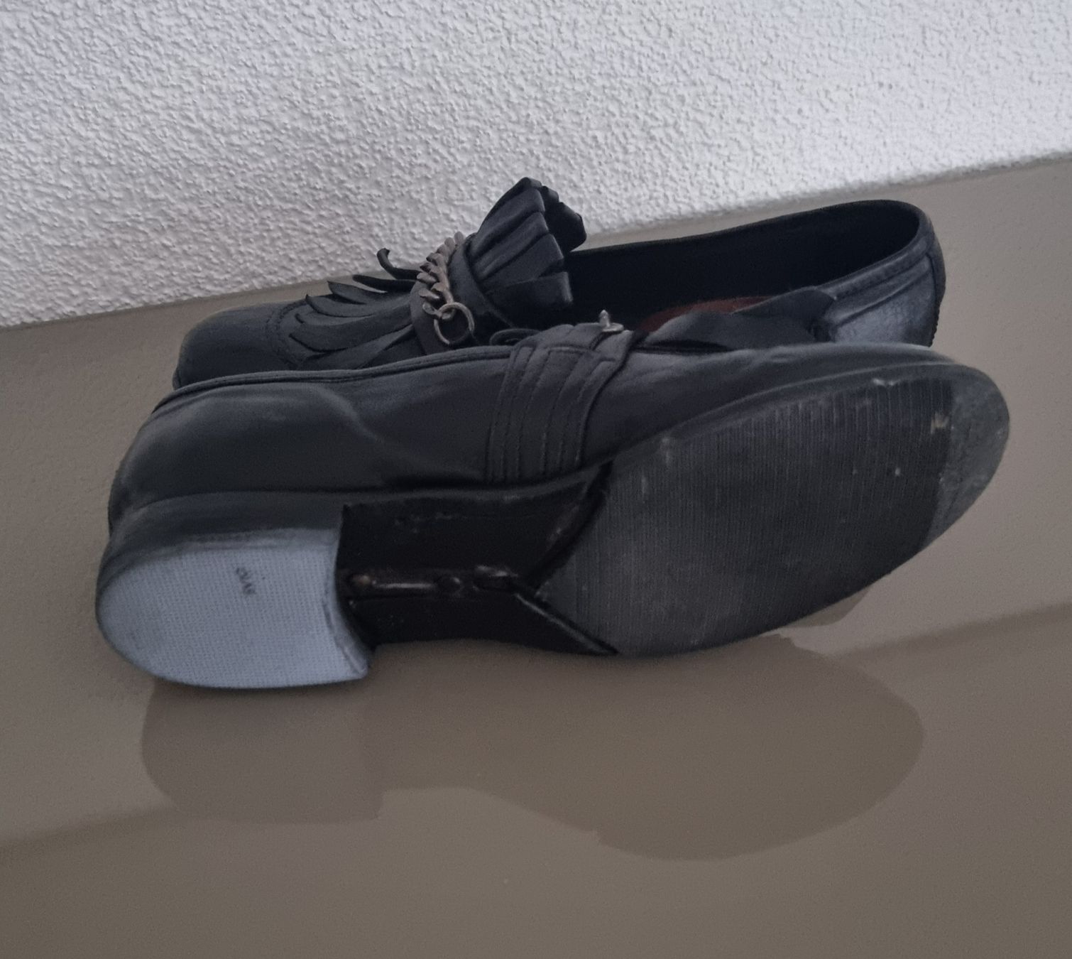 Scarpe da donna: Halbschuh schwarz Leder – Nuovo e nell'imballaggio originale da Untereggen venduto da cla_kb2w 3