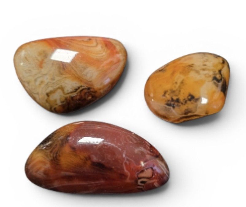 Pietre preziose: Aghates sardonix du madagascar 3 pieces – Nuovo e nell'imballaggio originale da Vernier venduto da 19pigments