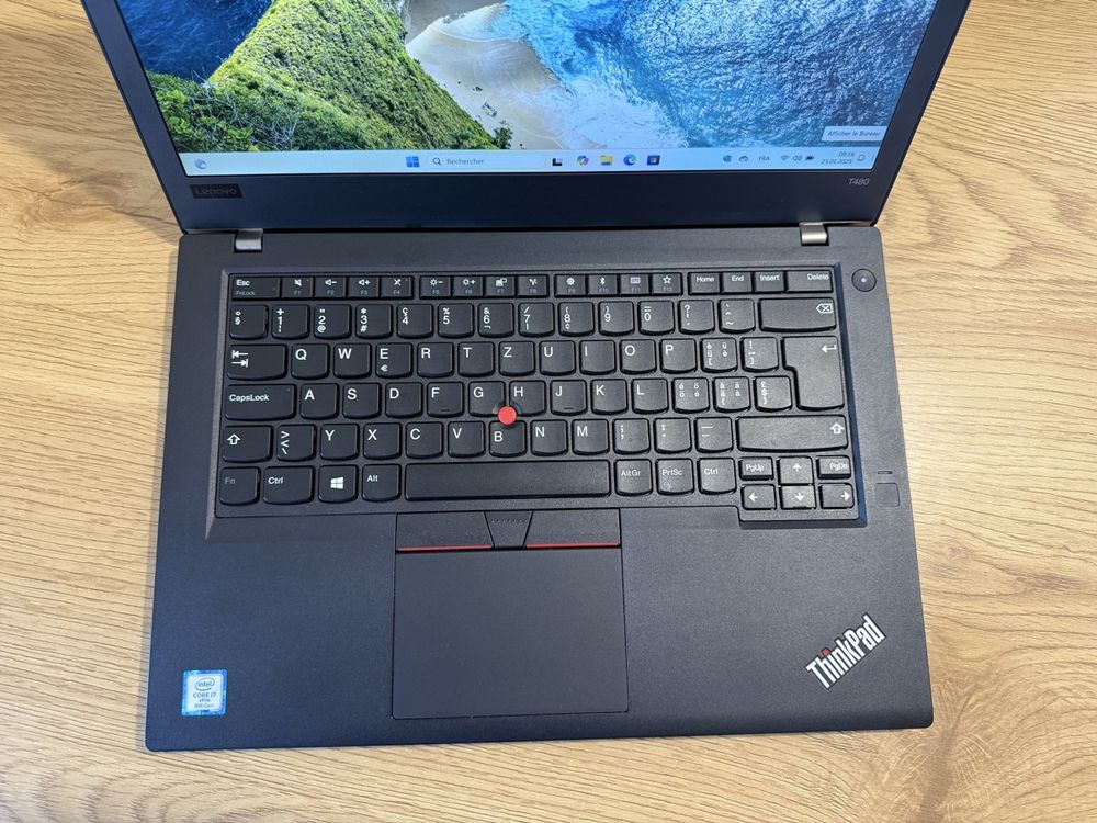 Ultrabook Thinkpad T480 / i7-8650U / 16 Go RAM / 512 Gb SSD 2
