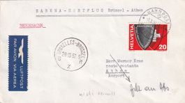 Erstflug Brüssel - Athen 1957, ab CH ("Fremde Flüge")