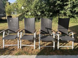 4 Gartenstühle