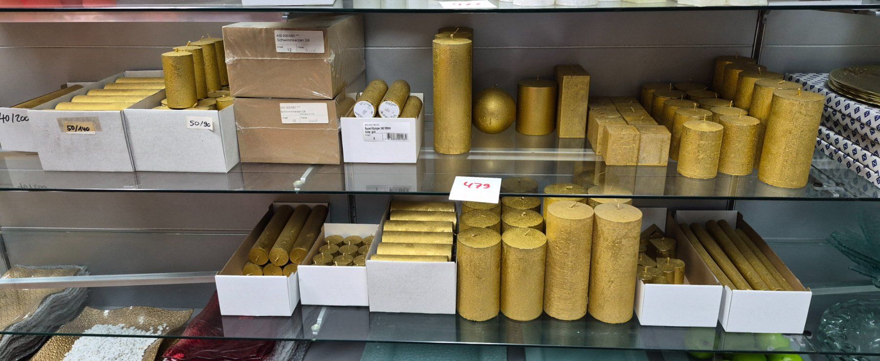 Candele: 479 Posten Kerzen aus Liquidation – Nuovo (secondo la descrizione) da Derendingen venduto da Meisterstuecke