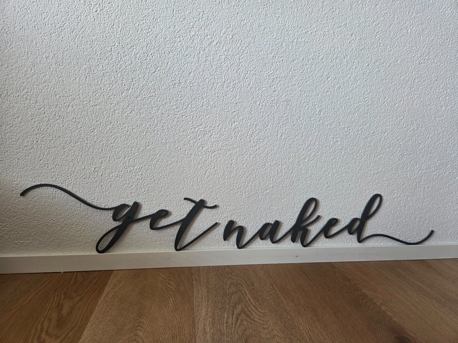 Tutte le decorazioni: Wandschriftzug Get Naked – Usato da Sirnach venduto da reg_bw5q