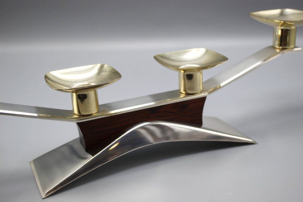 Portacandele: Kerzenhalter Berndorf mid-century – Usato da Weggis venduto da Mylemontree 1